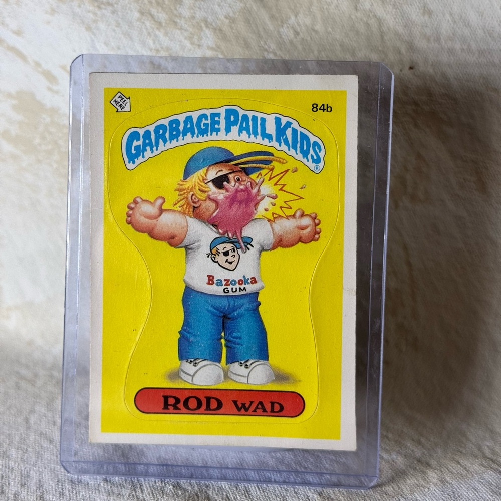 1986 Garbage Pail Kids - Rod Wad #84b - Topps
